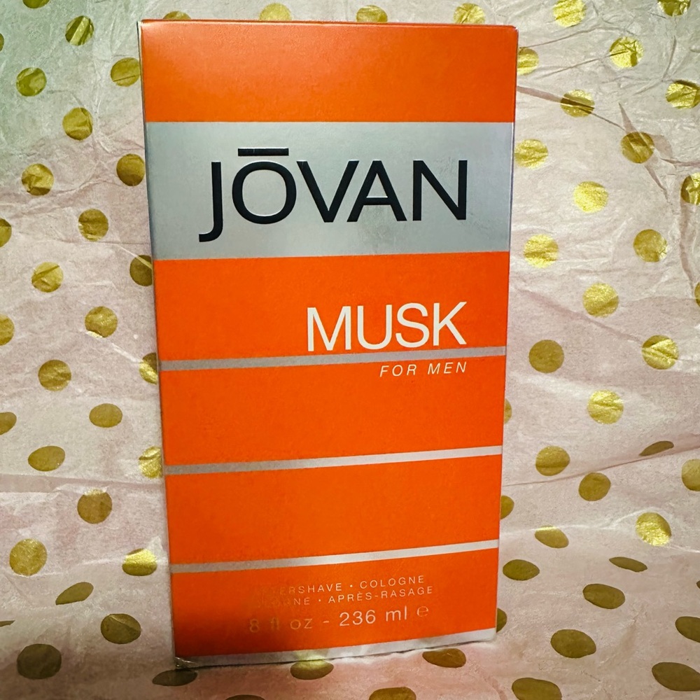 Jovani Musk✨🧡💛for Men - Bold Orange and Sleek Silver